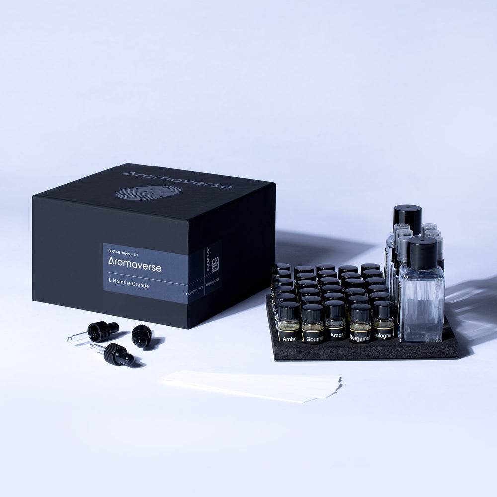 L’Homme Grande DIY Cologne Kit | Woody & Musk Fragrance | Aromaverse